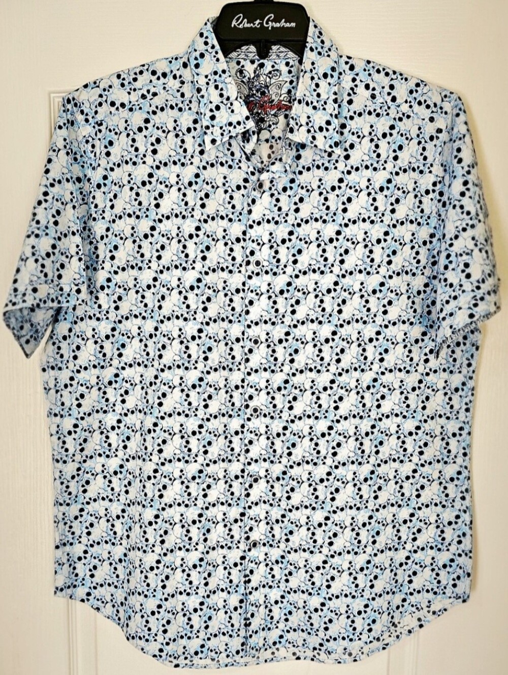 Robert Graham Short Sleeve Button-Down Shirt New Without Tags